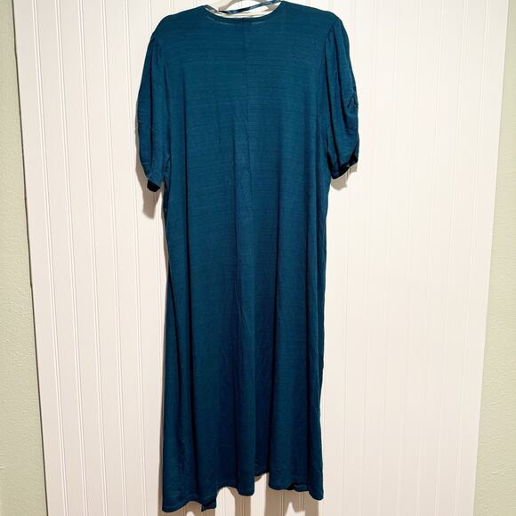 Torrid Teal Fit Flare Duster Cardigan Plus Size 2X - Picture 6 of 6